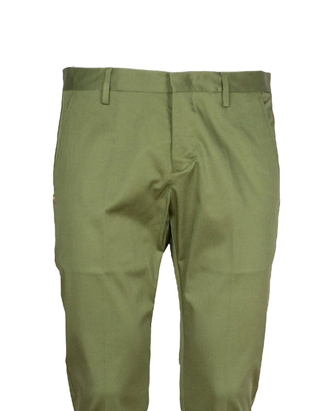 PANTALONI CAPRI VERDE MILITARE