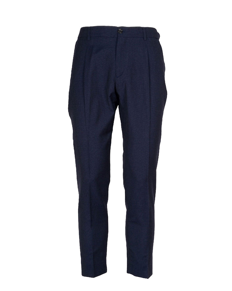 PANTALONI CON PINCES RICCARDO BLUE