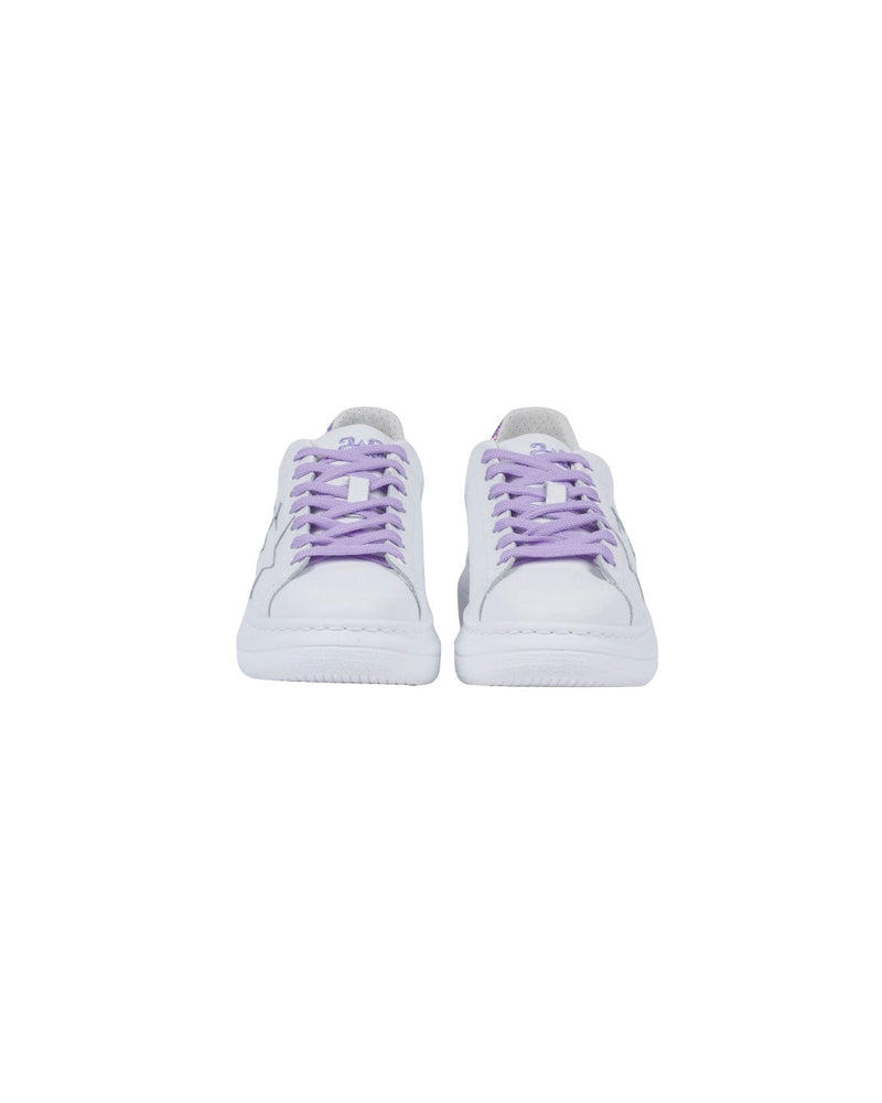 SNEAKER PRINCESS BIANCO GLITTER VIOLA