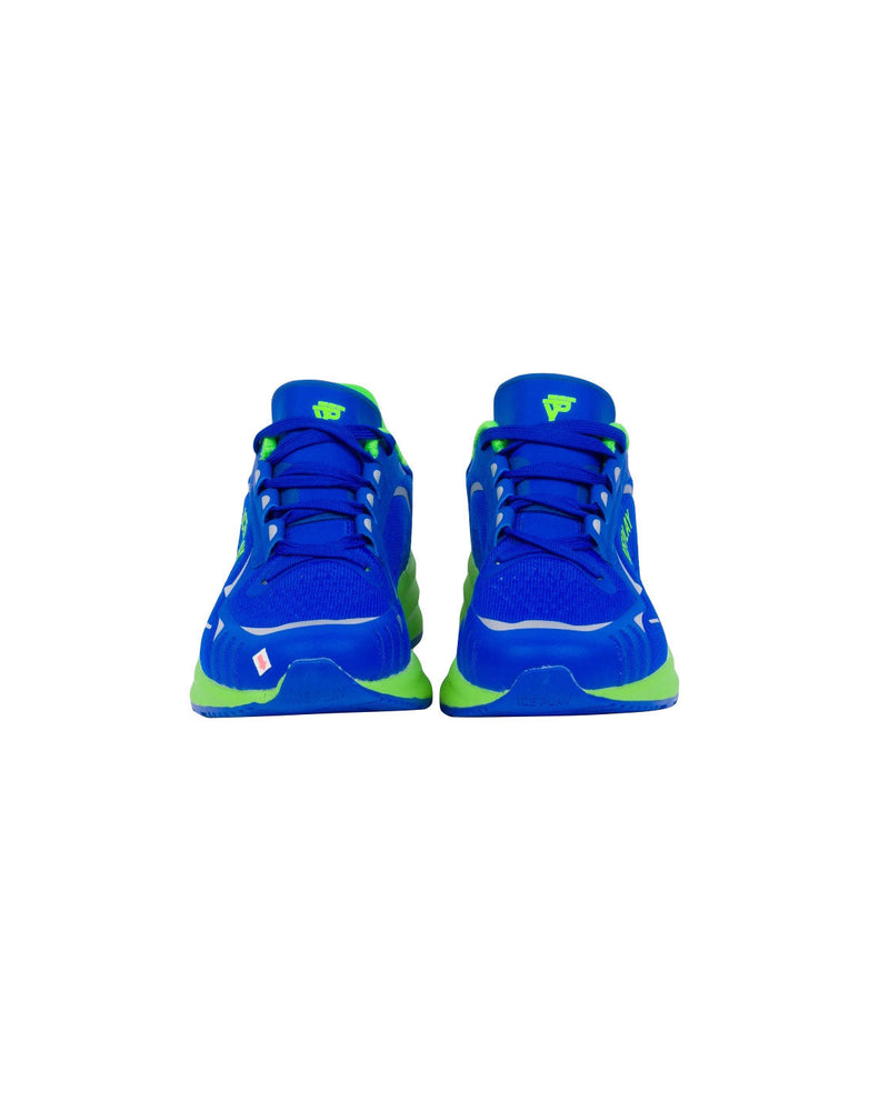 SNEAKERS BLU ROYAL E VERDE FLUO