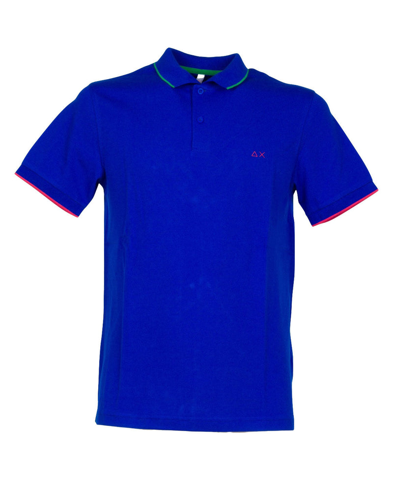 POLO SMALL STRIPE BLU ROYAL