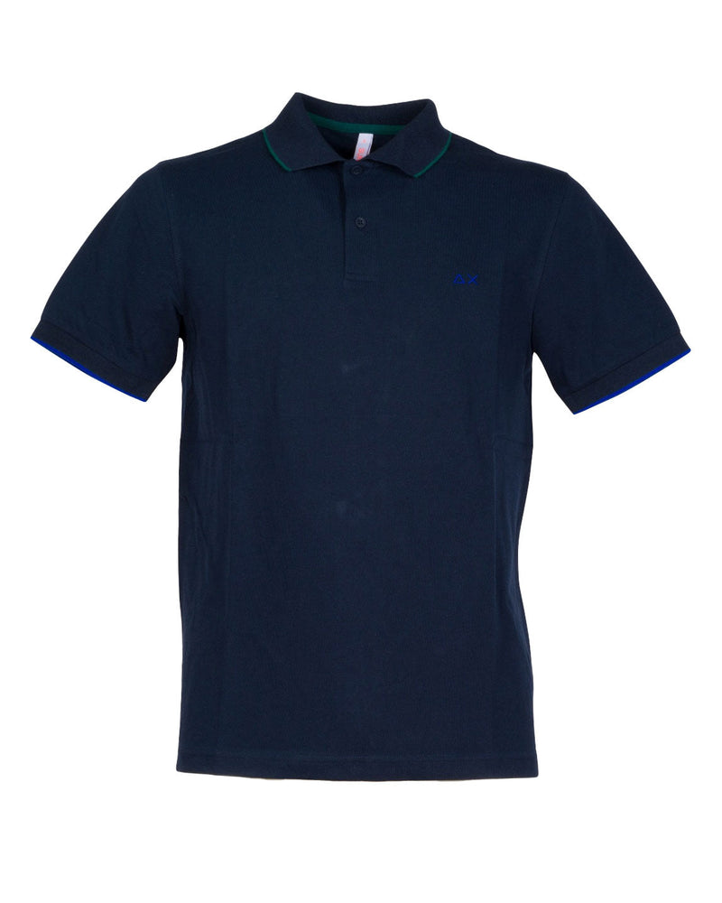 POLO SMALL STRIPE NAVY BLU