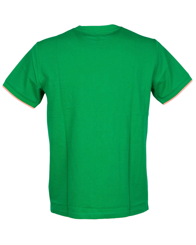 T-SHIRT SMALL CON TASCHINO VERDE PRIMAVERA