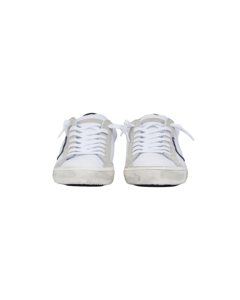 SNEAKERS PRSX BIANCO RIPORTO BLU