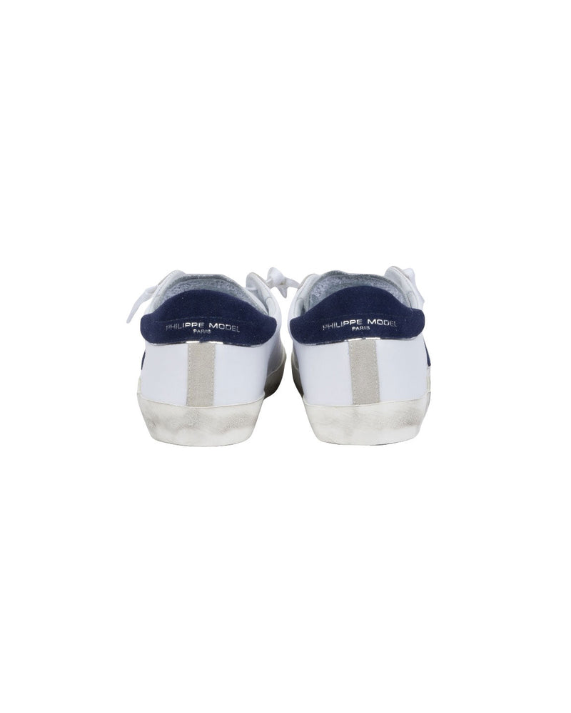 SNEAKERS PRSX BIANCO RIPORTO BLU