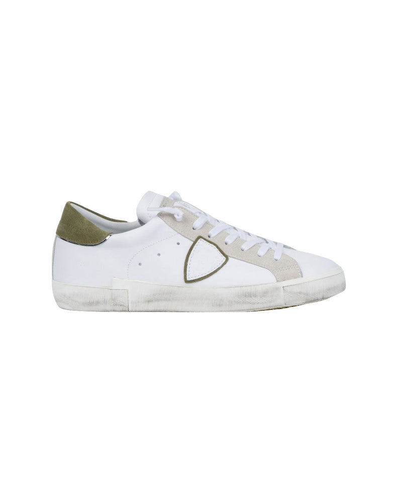 SNEAKERS PRSX BIANCO RIPORTO VERDE