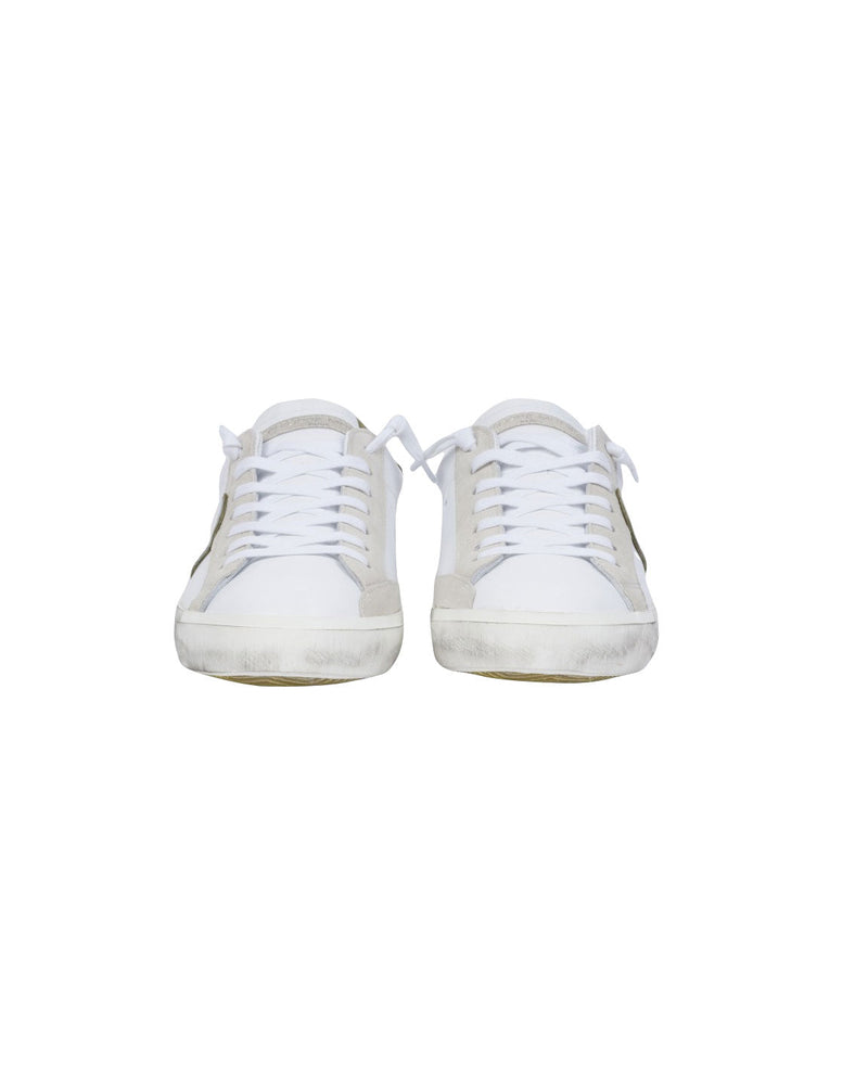 SNEAKERS PRSX BIANCO RIPORTO VERDE