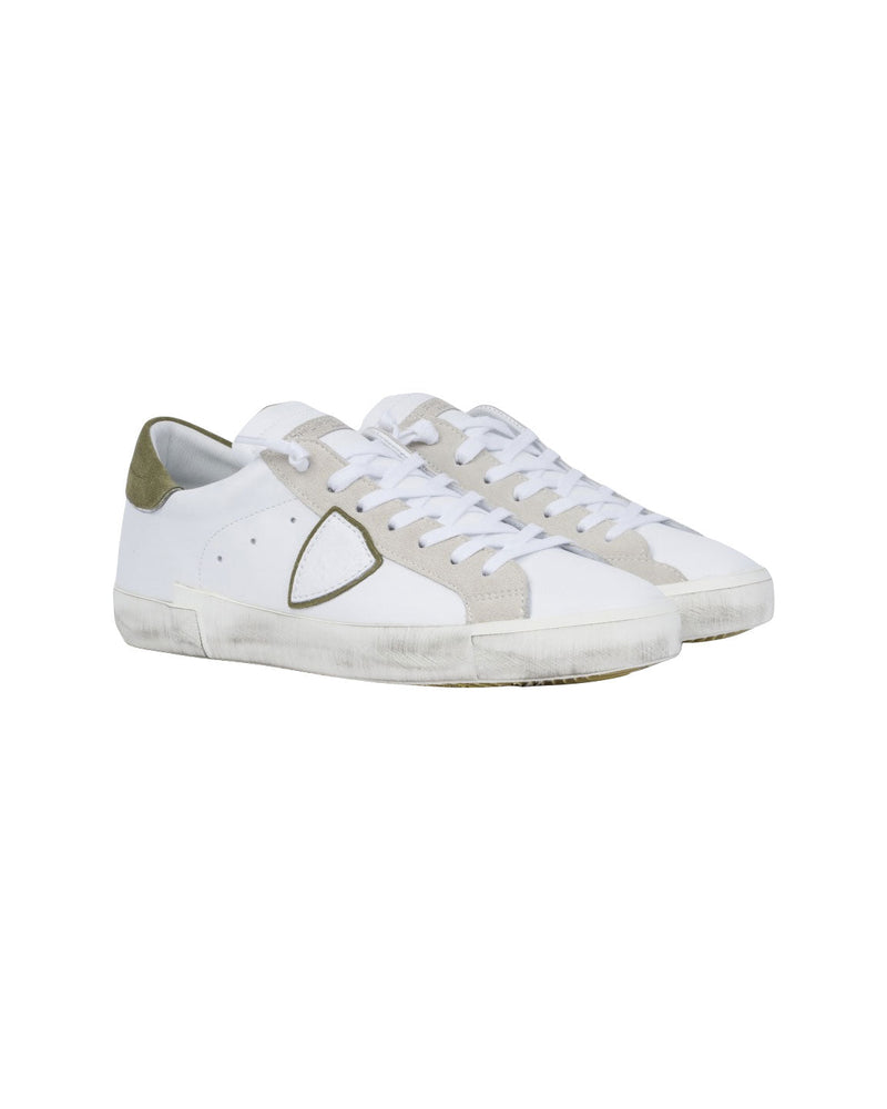 SNEAKERS PRSX BIANCO RIPORTO VERDE