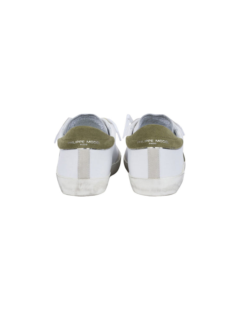 SNEAKERS PRSX BIANCO RIPORTO VERDE