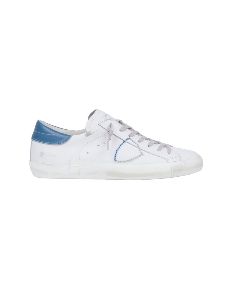 SNEAKERS PRSX BIANCO USED RIPORTO BLU DENIM