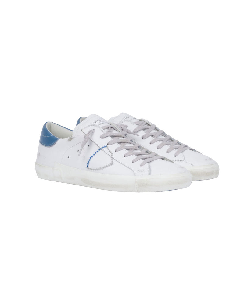 SNEAKERS PRSX BIANCO USED RIPORTO BLU DENIM