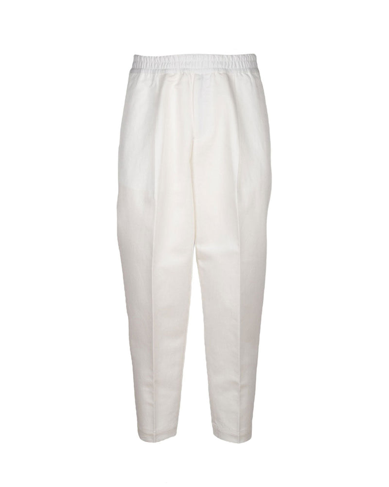 PANTALACCIO CON PINCES BIANCO