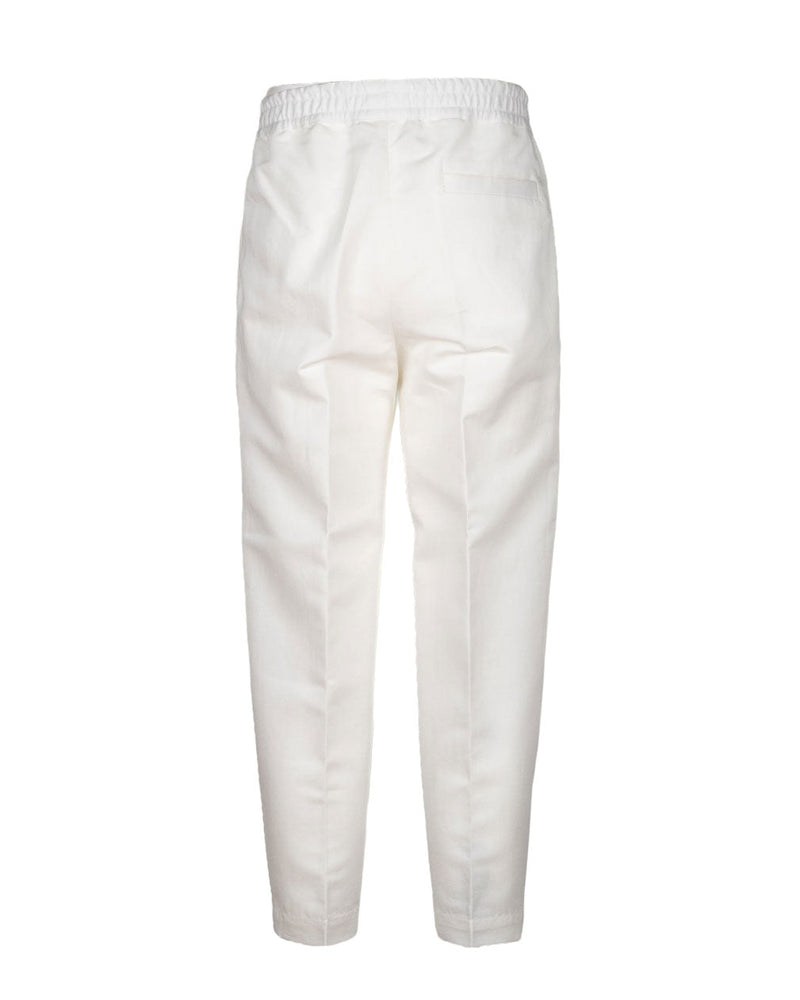 PANTALACCIO CON PINCES BIANCO