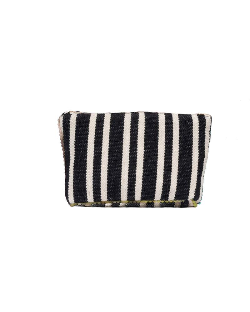 POCHETTE NERA E BEIGE