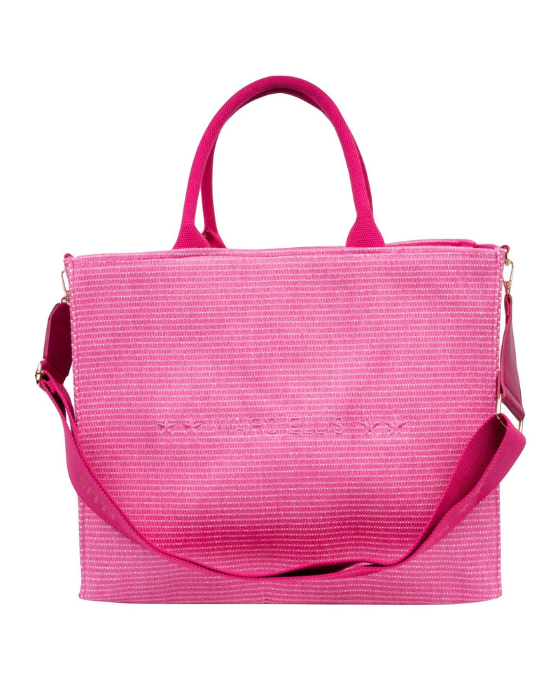 SHOPPER IN RAFIA FUCSIA