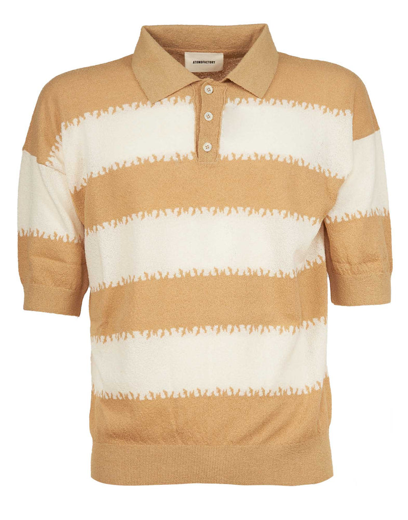 POLO LANA CHEVRON BEIGE