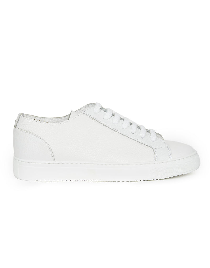 SNEAKERS IN PELLE BIANCA