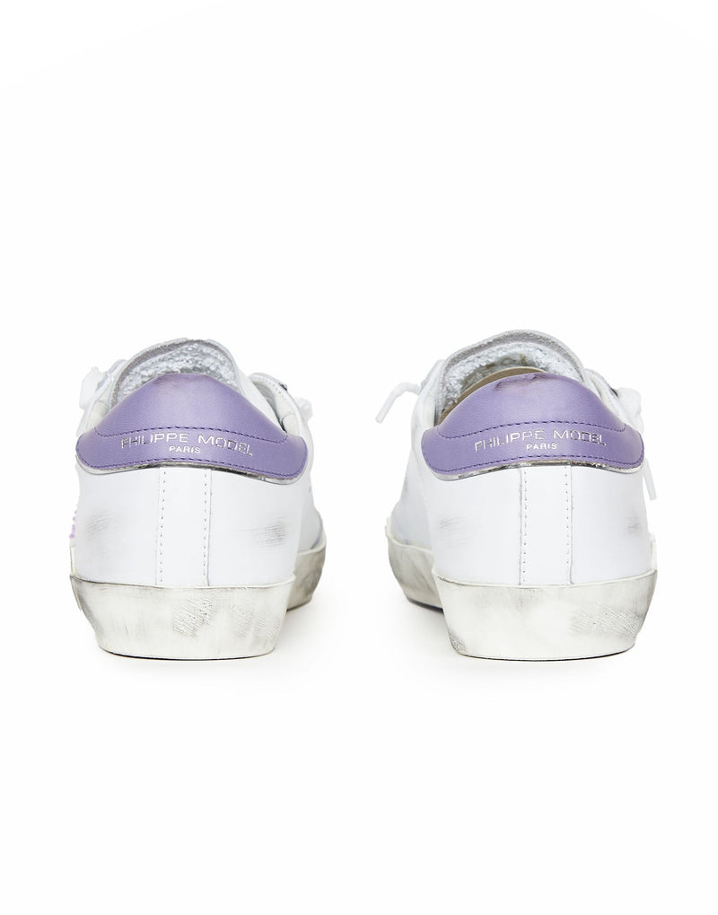 SNEAKERS PRSX BIANCO USED RIPORTO VIOLA