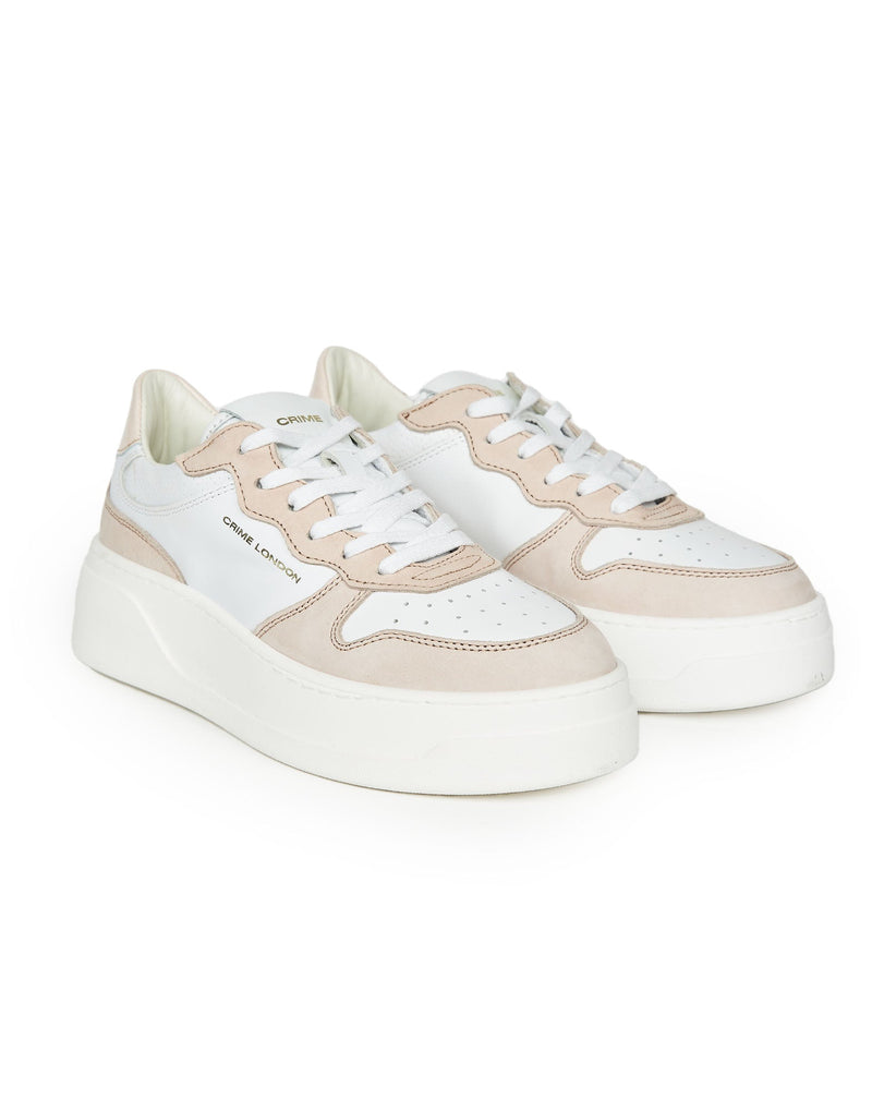 SNEAKERS LOW BIANCHE E ROSA