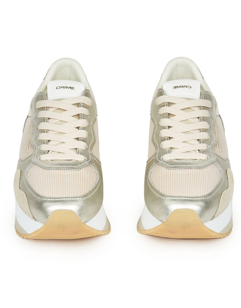 SNEAKERS ROSA E PLATINO