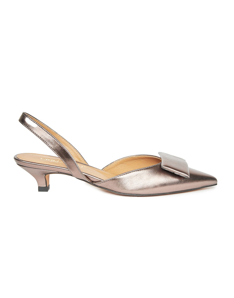 SLINGBACK BRONZO CON LISTELLO