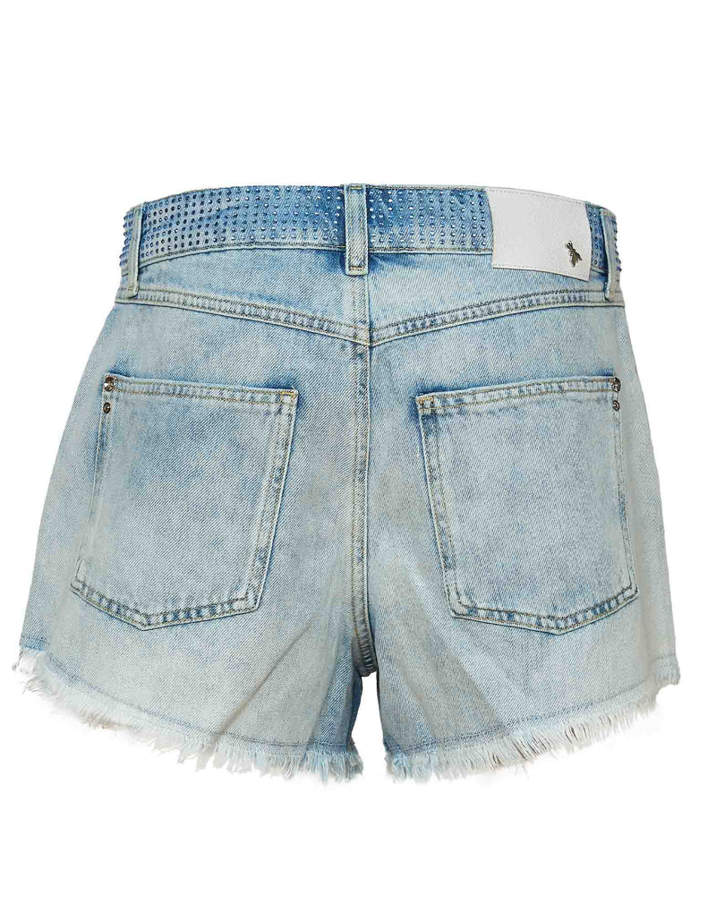 SHORTS JEANS CON STRASS