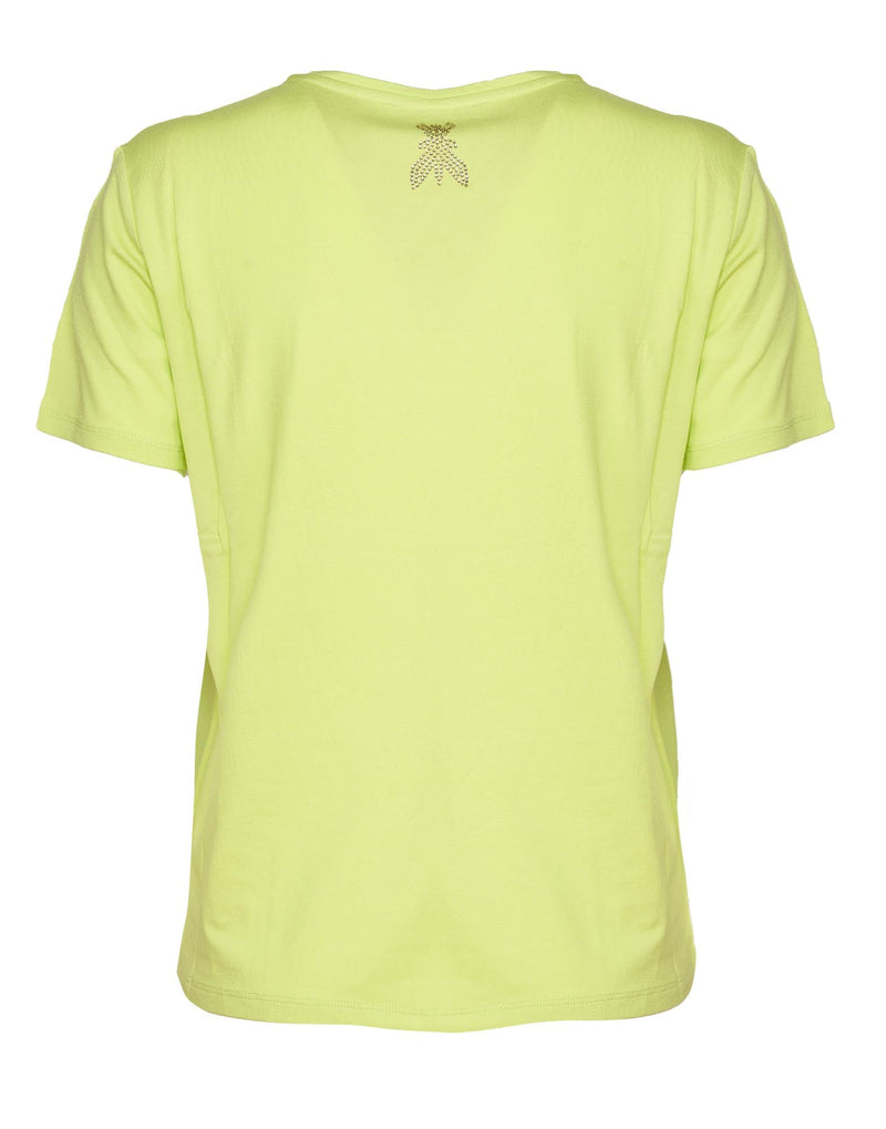 T-SHIRT VERDE CON STRASS