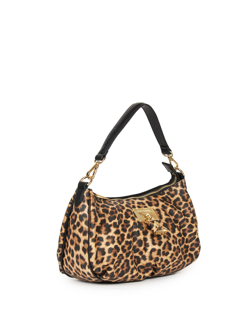 BORSA A SPALLA LEOPARDATA