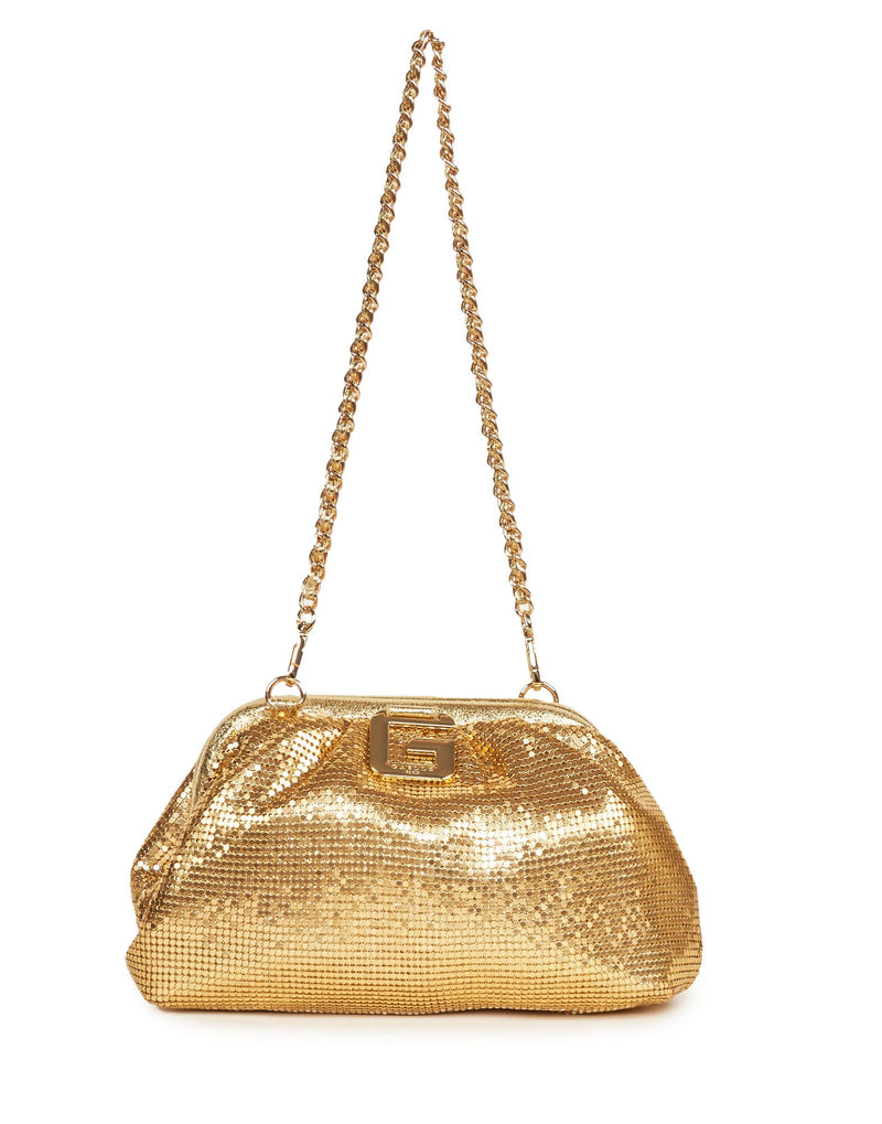 POCHETTE STRASS ORO