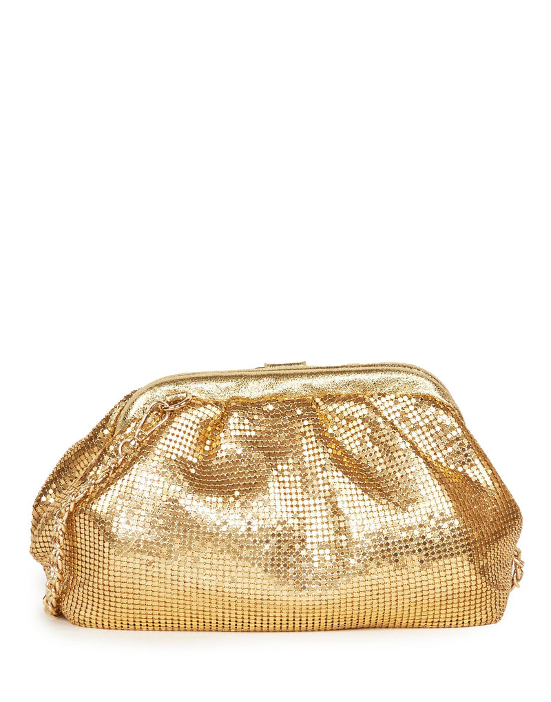 POCHETTE STRASS ORO