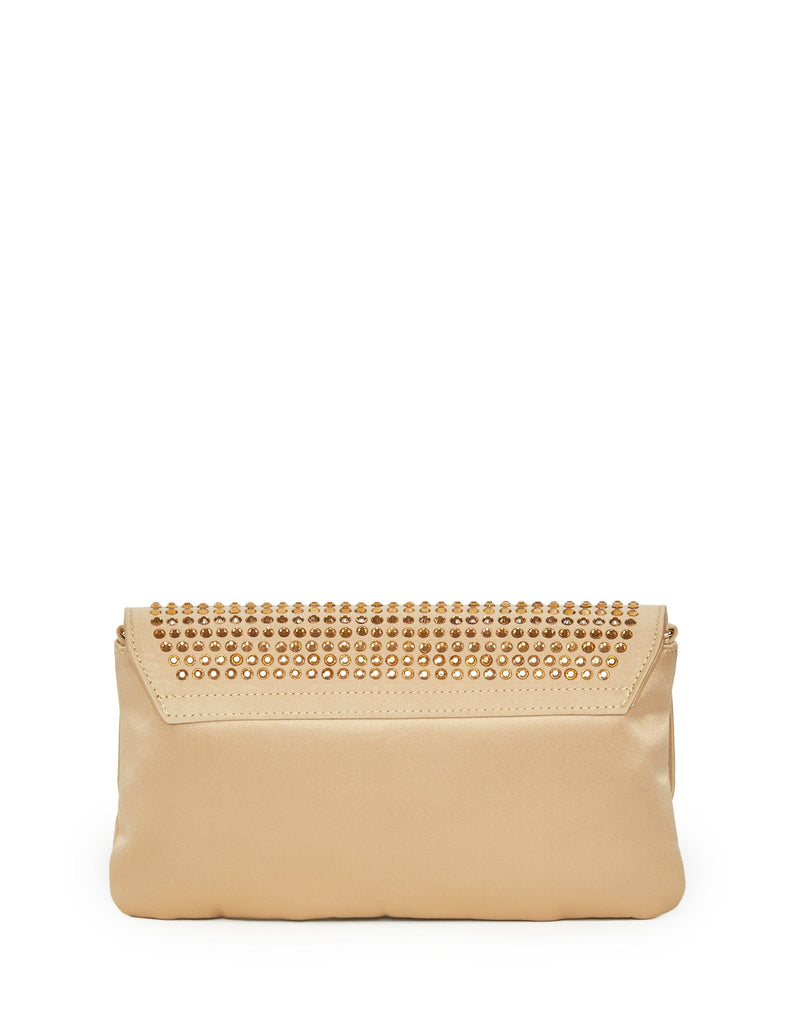 POCHETTE MIAMI BEIGE CON STRASS