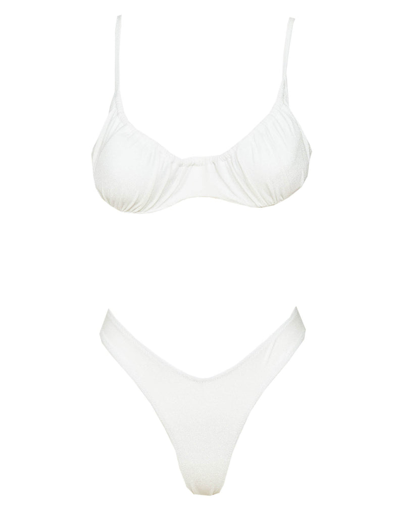 COSTUME BIKINI TOP BIANCO