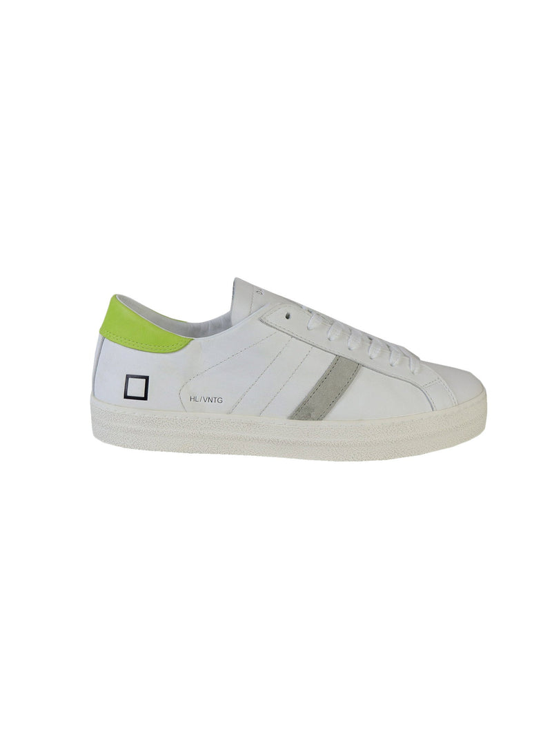 SNEAKERS BASSA HILL LOW BIANCO GIALLO LIME