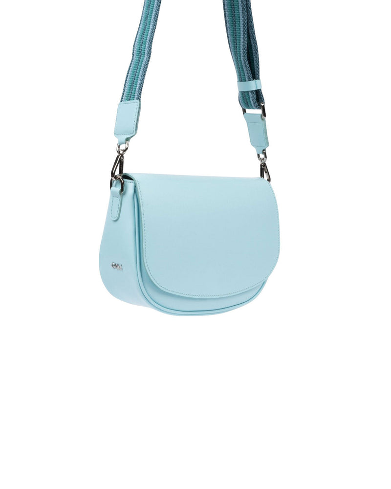 BORSA A TRACOLLA COLOR FAMILY AZZURRO