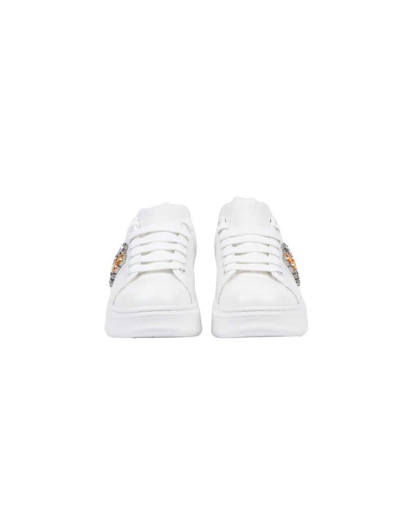 SNEAKERS BIANCHE CON FASCIA GIOIELLO