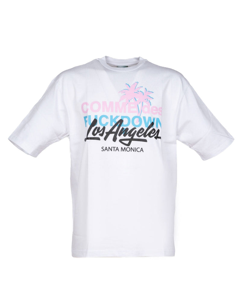 T-SHIRT BIANCA LOS ANGELES