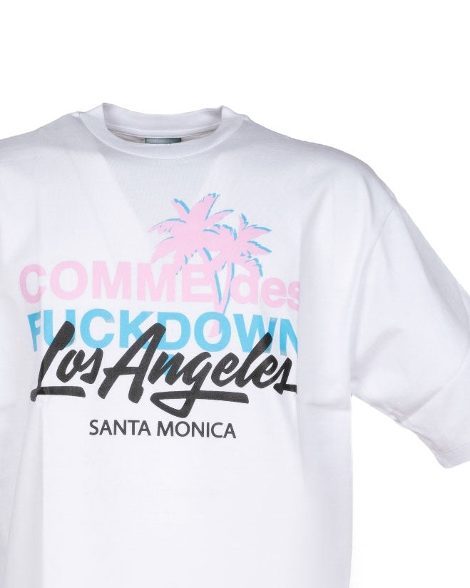 T-SHIRT BIANCA LOS ANGELES