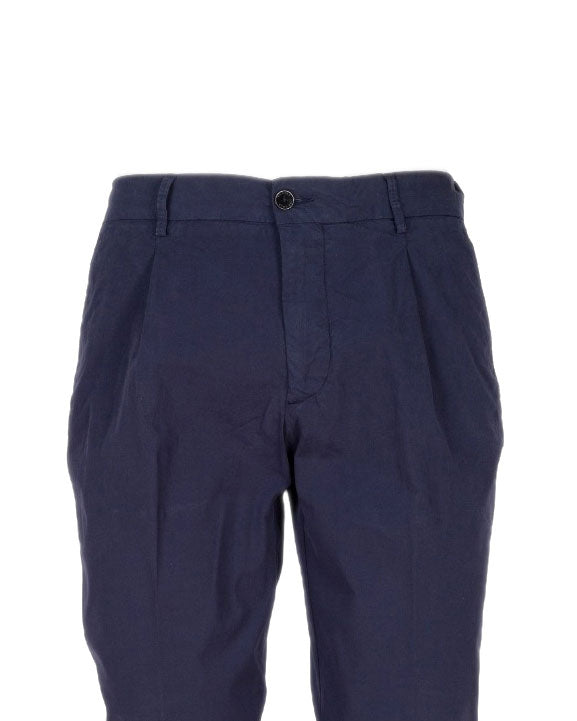 PANTALONI RICCARDO BLU SCURO