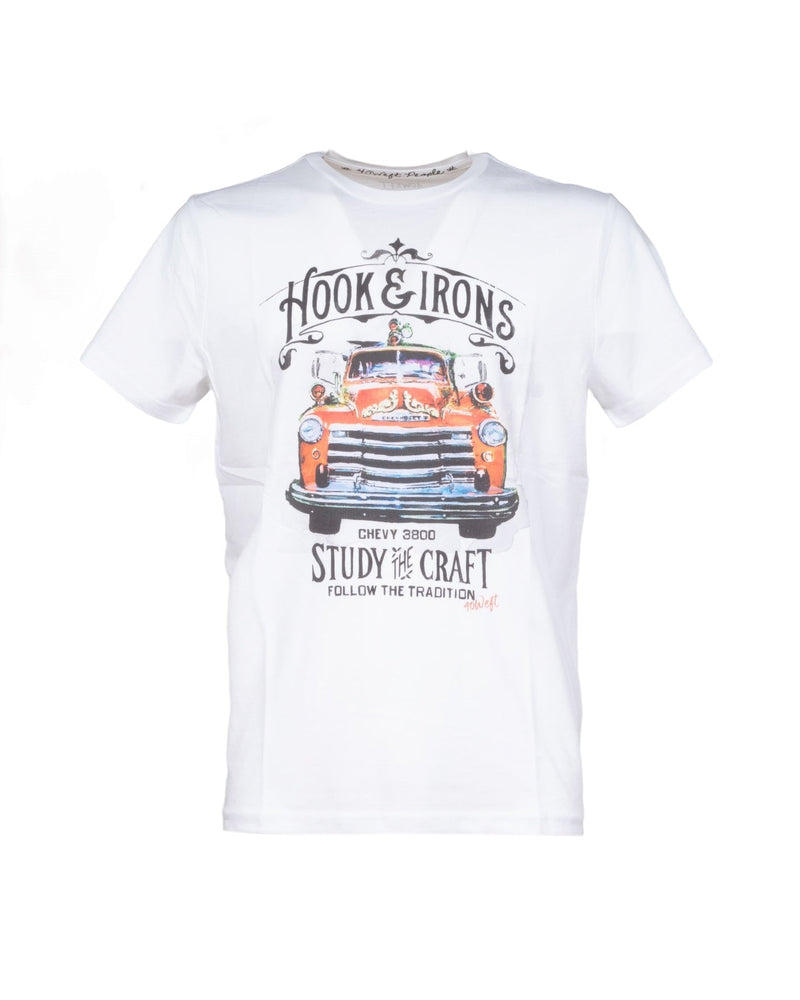 T-SHIRT PERRY BIANCA STAMPA AUTO