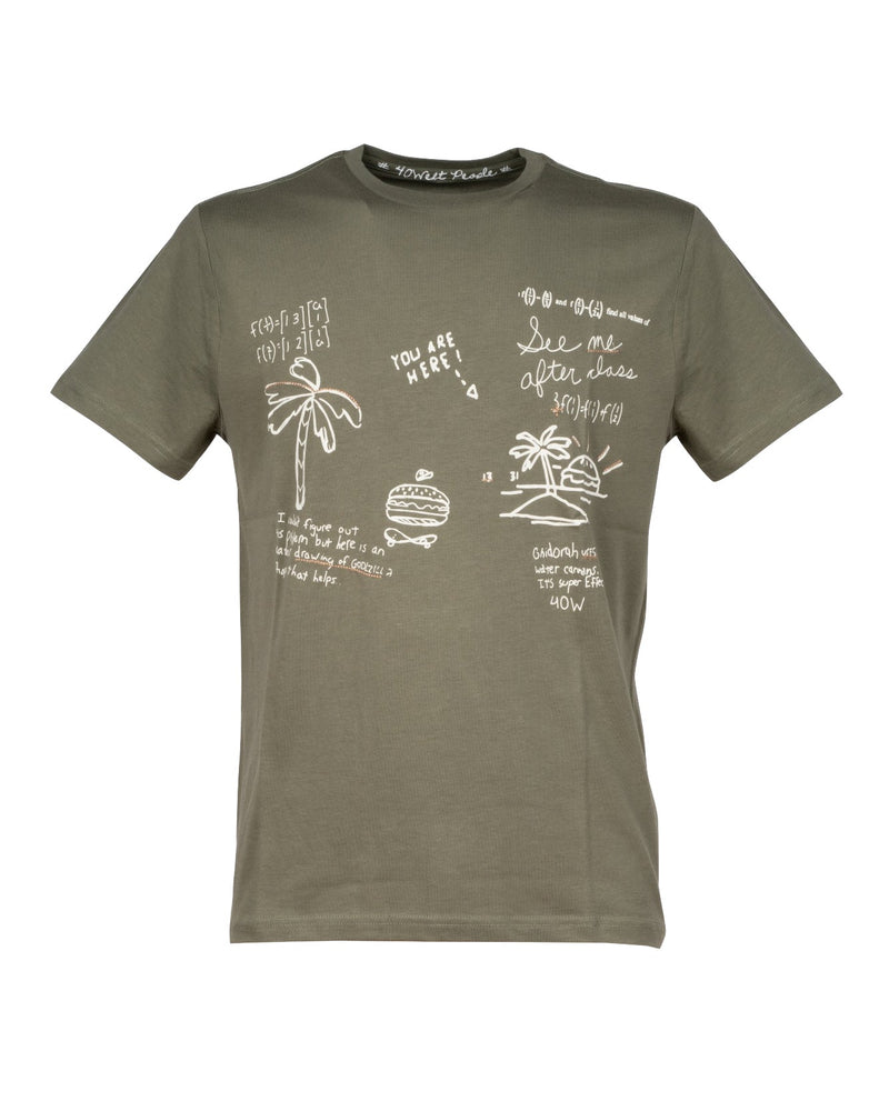 T-SHIRT PERRY VERDE MILITARE