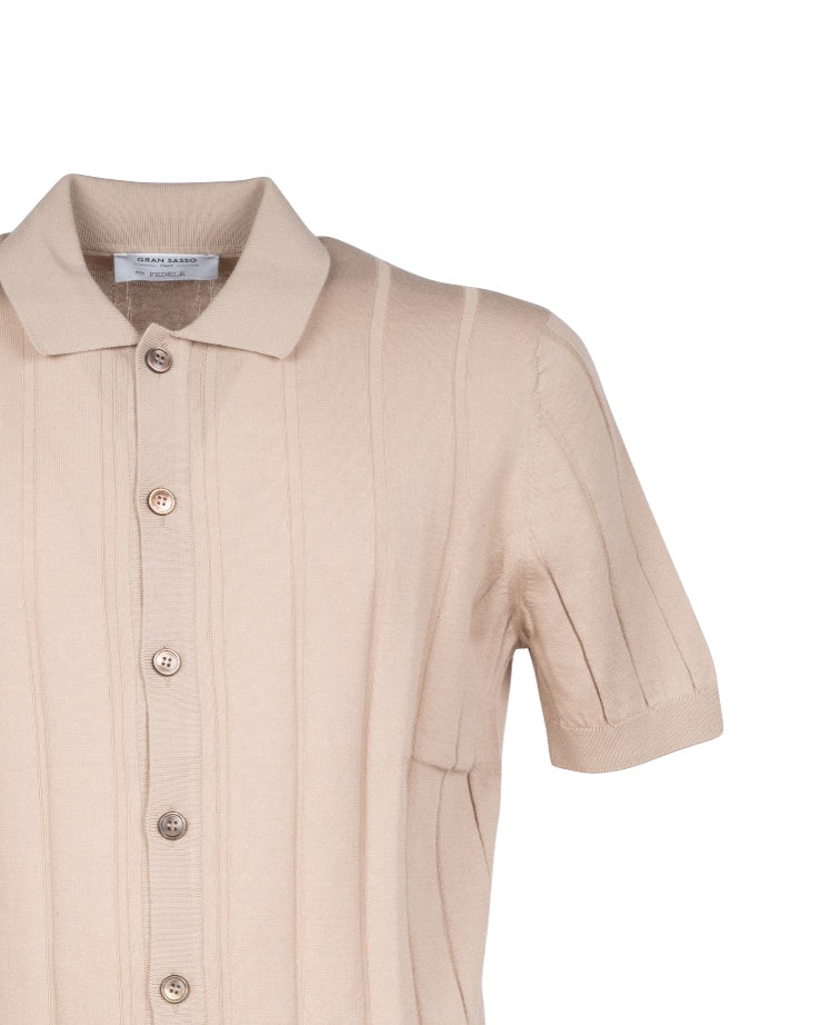 POLO CAMICIA NOCCIOLA