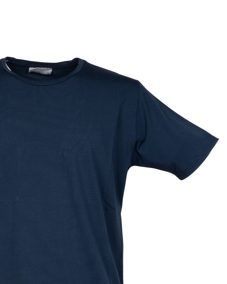 T-SHIRT WASHED BLUE NAVY