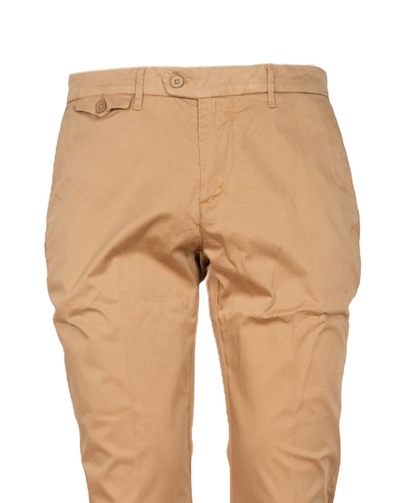 PANTALONI CON CINTURINO JOSH BEIGE SUGHERO