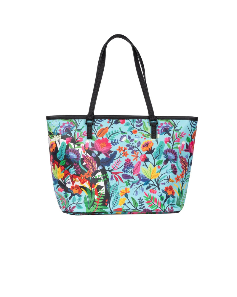 SHOPPER SANCTUARY SPLIT 2.0 CON FIORI MULTICOLOR