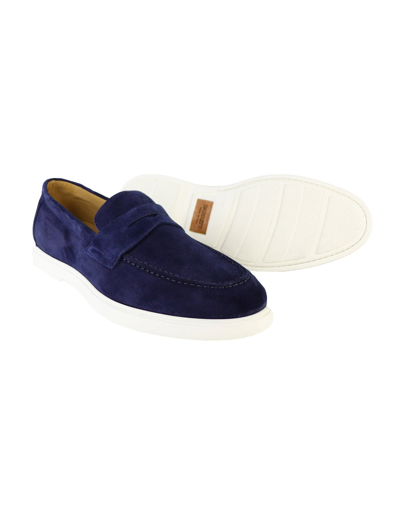 MOCASSINO EDWIN BLU