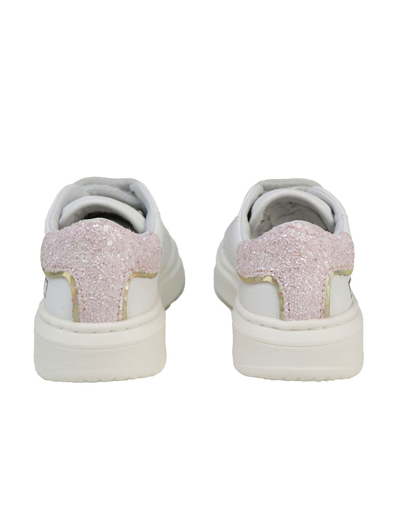 SNEAKERS BIANCHE/ROSA