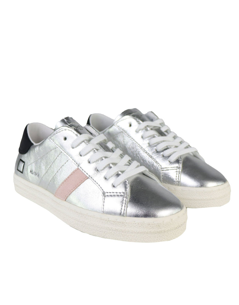 SNEAKERS ARGENTATE/NERO