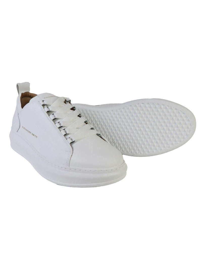 SNEAKER IN PELLE BIANCA