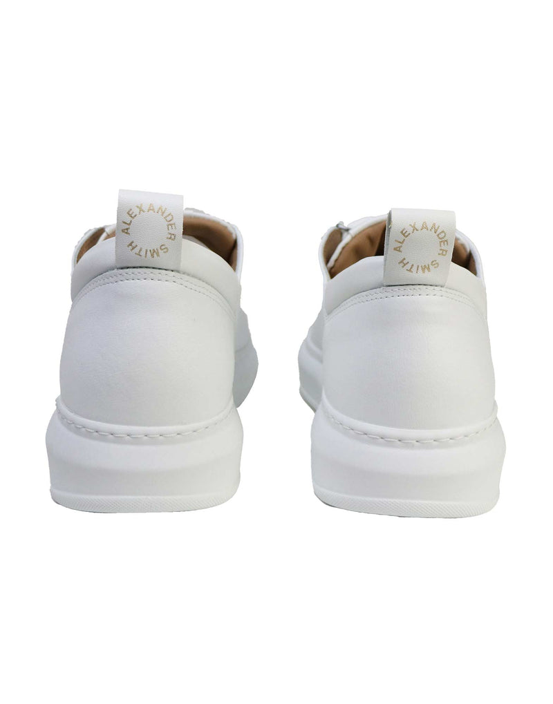 SNEAKER IN PELLE BIANCA