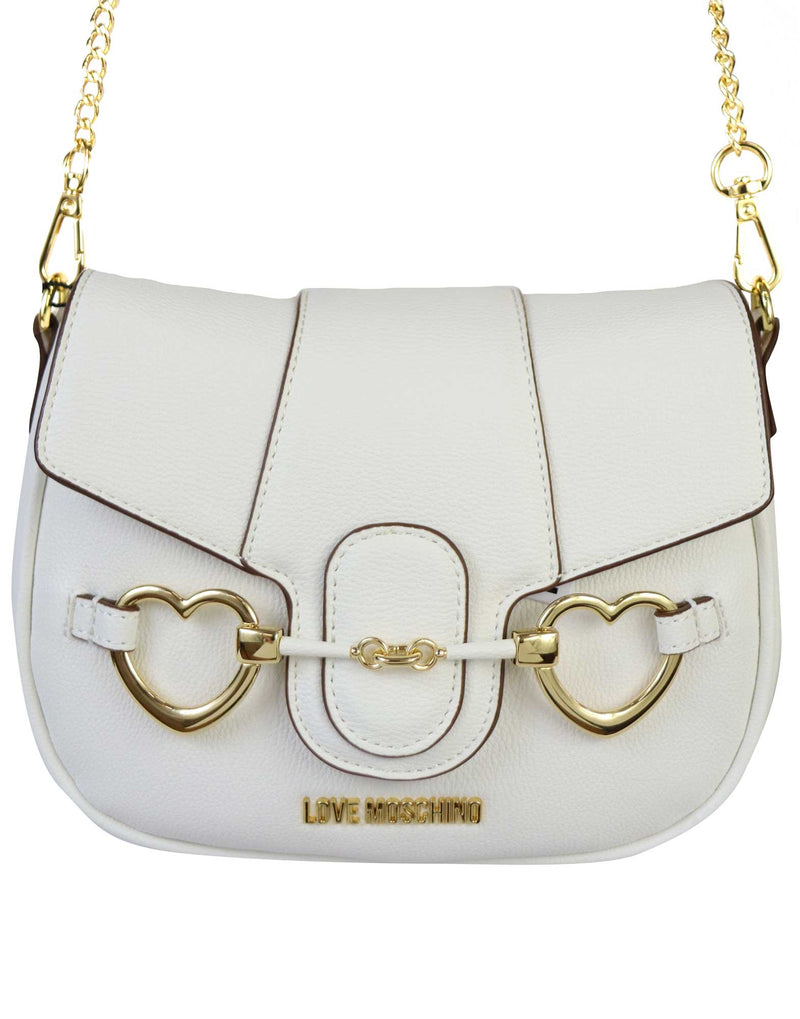 TRACOLLA TONDA LOVE MOSCHINO BIANCA